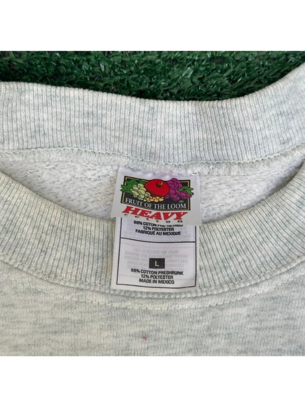 Vintage 90s Wisconsin Snowmobile Sweatshirt Gray L Gorpcore Outdoor Motorsport - Picture 3 of 8